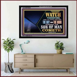 WATCH AND PRAY   Inspiration office art and wall dcor   (GWAMEN9088)   "33X25"