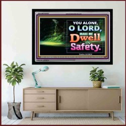 DWELL IN SAFETY   Framed Bible Verses   (GWAMEN9097)   