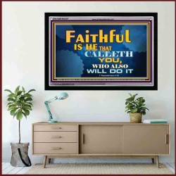 JESUS IS FAITHFUL   Bible Verses Frame for Home Online   (GWAMEN9287)   