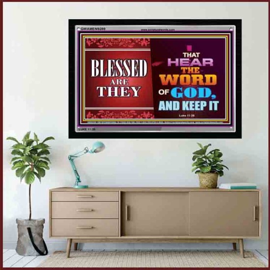 KEEP THE WORD OF GOD   Bible Verse Framed for Home Online   (GWAMEN9289)   