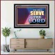 WE WILL SERVE THE LORD   Frame Bible Verse Art    (GWAMEN9302)   