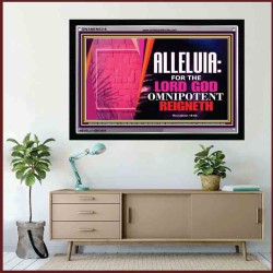 ALLELUIA THE LORD GOD OMNIPOTENT   Art & Wall Dcor   (GWAMEN9316)   