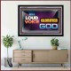WITH A LOUD VOICE GLORIFIED GOD   Bible Verse Framed for Home   (GWAMEN9372)   