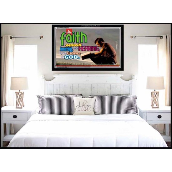 FAITH COMETH   Custom Wall Scripture Art   (GWAMEN3686)   