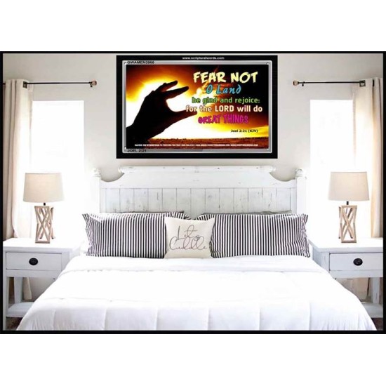 FEAR NOT   Acrylic Glass Framed Bible Verse   (GWAMEN3966)   