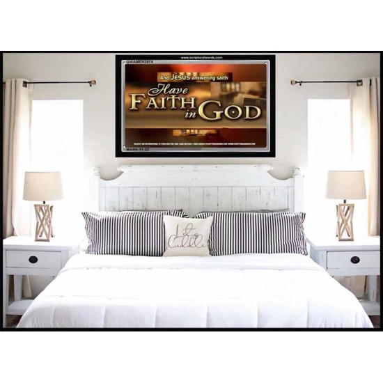 FAITH IN GOD   Picture Frame   (GWAMEN3974)   