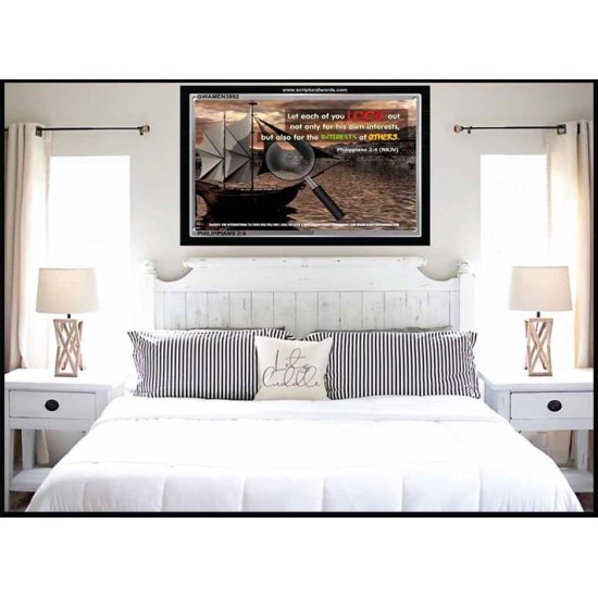 LOOK OUT FOR OTHERS   Framed Guest Room Wall Decoration   (GWAMEN3992)   