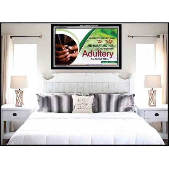 ADULTERY   Framed Bedroom Wall Decoration   (GWAMEN5474)   