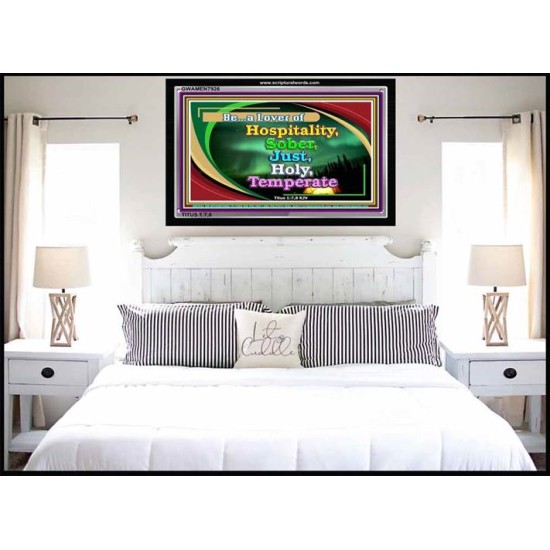 HOSPITALITY   Framed Office Wall Decoration   (GWAMEN7926)   