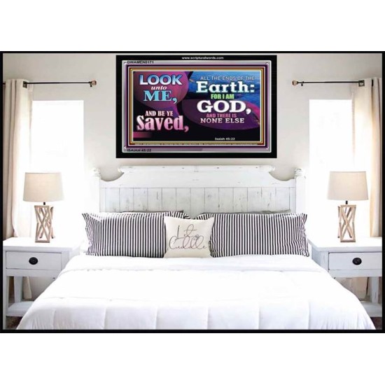 GOD   Large Frame Scripture Wall Art   (GWAMEN8171)   