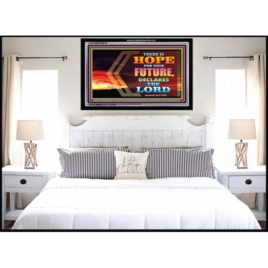 HOPE FOR YOUR FUTURE   Framed Bedroom Wall Decoration   (GWAMEN8919)   