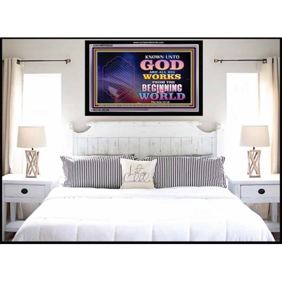 KNOWN UNTO GOD   Inspirational Wall Art Frame   (GWAMEN8928)   
