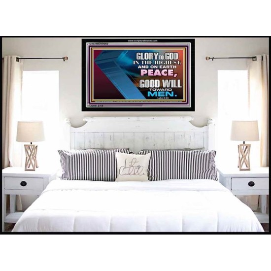 GLORY TO GOD   Modern Wall Art   (GWAMEN9060)   