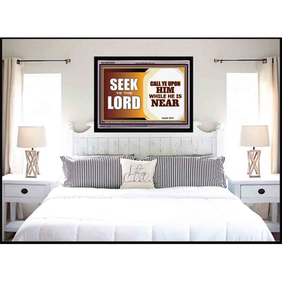CALL UPON THE LORD   Bible Verse Framed for Home Online   (GWAMEN9402)   