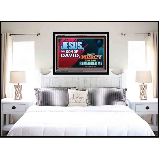 HAVE MERCY ON ME O LORD   Large Framed Scripture Wall Art   (GWAMEN9404)   