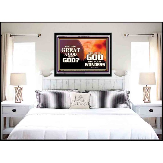 GOD OF WONDERS   Scripture Wall Art   (GWAMEN9410)   