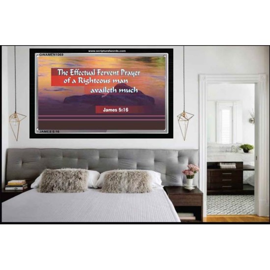 EFFECTUAL FERVENT PRAYER   Scriptures Wall Art   (GWAMEN1069)   