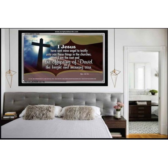 I AM THE ROOT   Printable Bible Verse to Framed   (GWAMEN1525)   