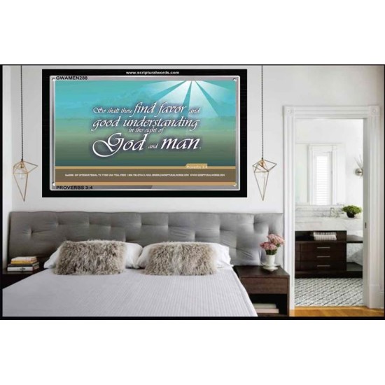 GOOD UNDERSTANDING   Inspirational Bible Verses Framed   (GWAMEN288)   