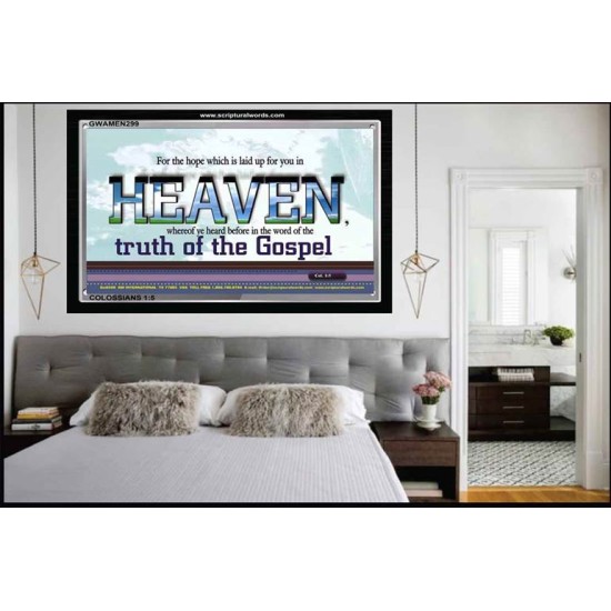 HEAVEN   Custom Wall Art   (GWAMEN299)   