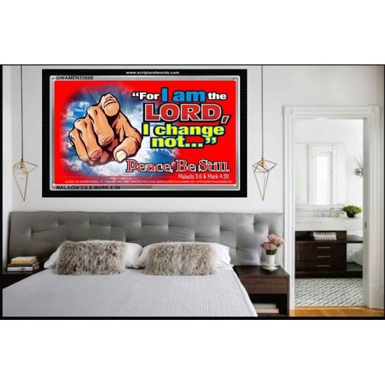 I AM THE LORD   Custom Framed Bible Verses   (GWAMEN3350E)   