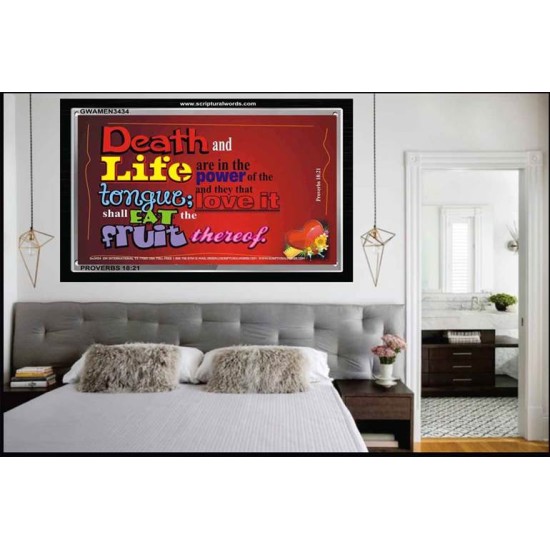 DEATH AND LIFE   Biblical Art & Dcor   (GWAMEN3434)   