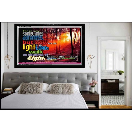 YE ARE LIGHT   Bible Verse Frame for Home   (GWAMEN3735)   