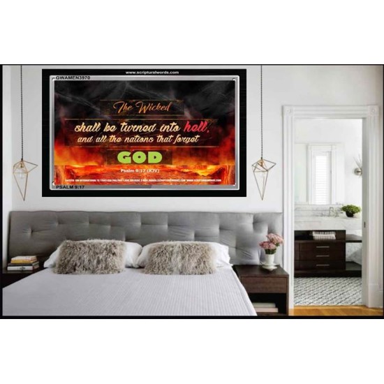 HELL   Contemporary Christian poster   (GWAMEN3970)   