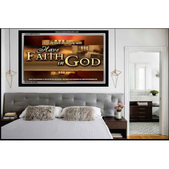 FAITH IN GOD   Picture Frame   (GWAMEN3974)   