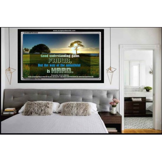 UNFAITHFULNESS   Framed Restroom Wall Decoration   (GWAMEN4000)   