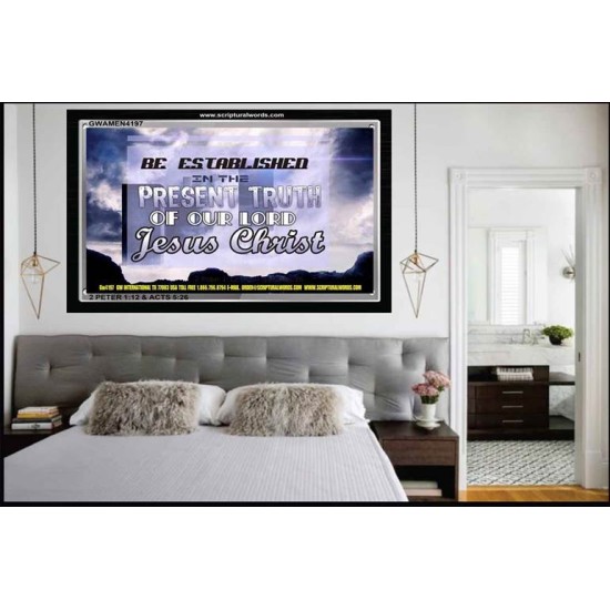 TRUTH OF OUR LORD   Inspirational Bible Verse Framed   (GWAMEN4197)   