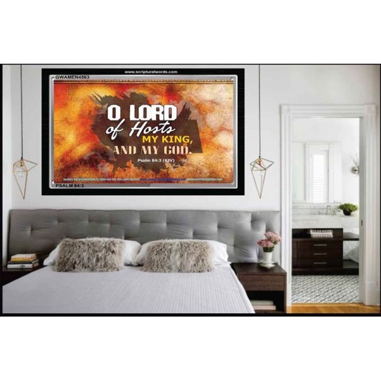 LORD OF HOSTS   Framed Scriptures Dcor   (GWAMEN4563)   