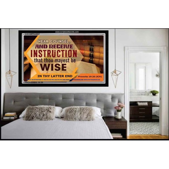 INSTRUCTION   Scripture Framed Signs   (GWAMEN4697)   