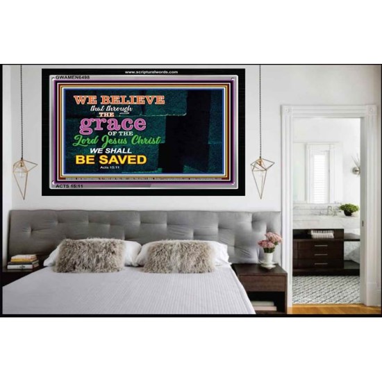 GRACE OF THE LORD JESUS   Custom Framed Bible Verse   (GWAMEN6498)   