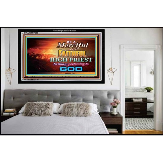 HIGH PRIESTS OF GOD   Framed Bible Verse Art   (GWAMEN7483)   