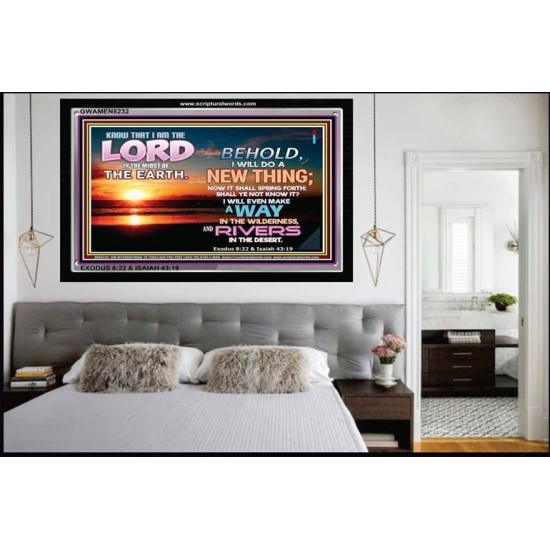 I WILL DO A NEW THING   Bible Verse Wall Art   (GWAMEN8232)   