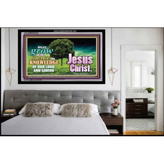 GROW IN GRACE   Inspirational Bible Verses Framed   (GWAMEN8325)   