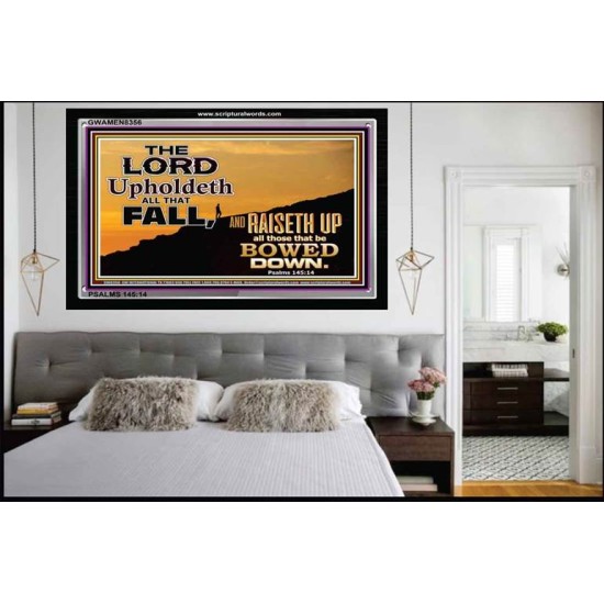 UPHOLDETH ALL THAT FALL   Scripture Wall Art   (GWAMEN8356)   