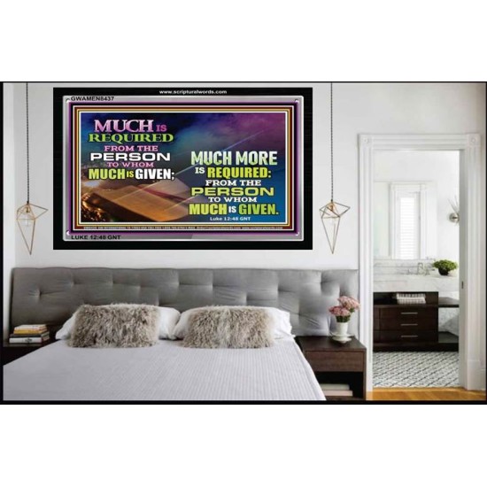 GODS EXPECTATION   Bible Verses Framed Art   (GWAMEN8437)   