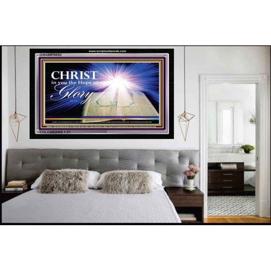 CHRIST IN YOU   Framed Interior Wall Decoration   (GWAMEN852)   