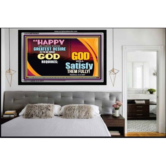 DO WHAT GOD REQUIRES   Custom Art and Wall Dcor   (GWAMEN8983)   