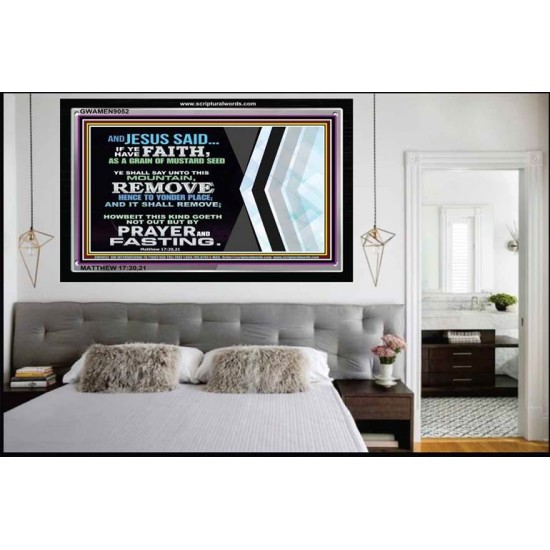 IF YOU HAVE FAITH   Custom Framed Bible Verse   (GWAMEN9052)   