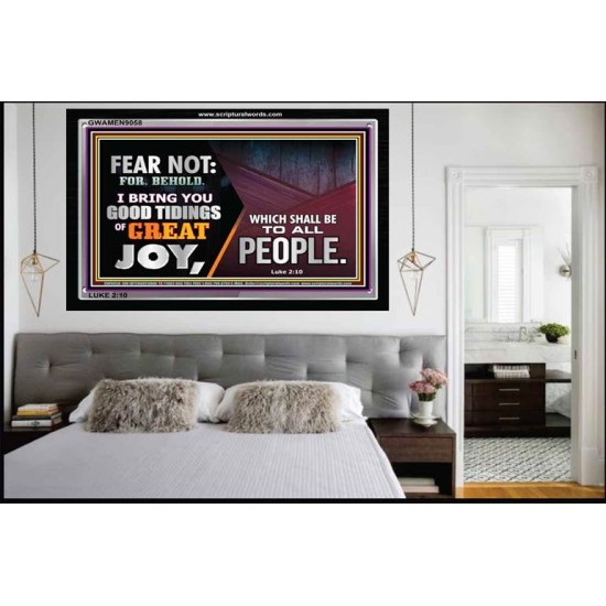 FEAR NOT   Framed Office Wall Decoration   (GWAMEN9058)   