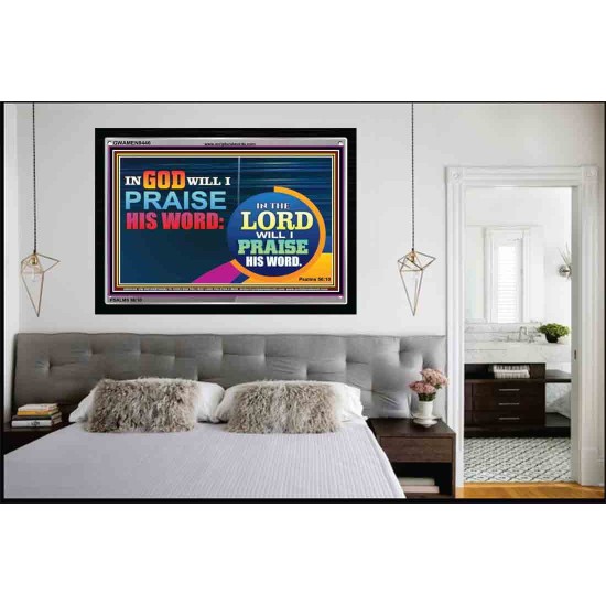 IN THE LORD WILL I PRAISE HIS WORD   Biblical Paintings   (GWAMEN9446)   