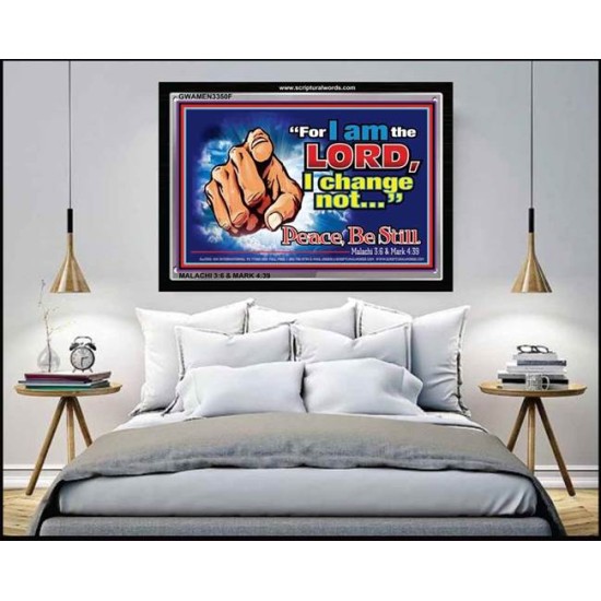 I AM THE LORD   Bible Verses Framed Art   (GWAMEN3350F)   