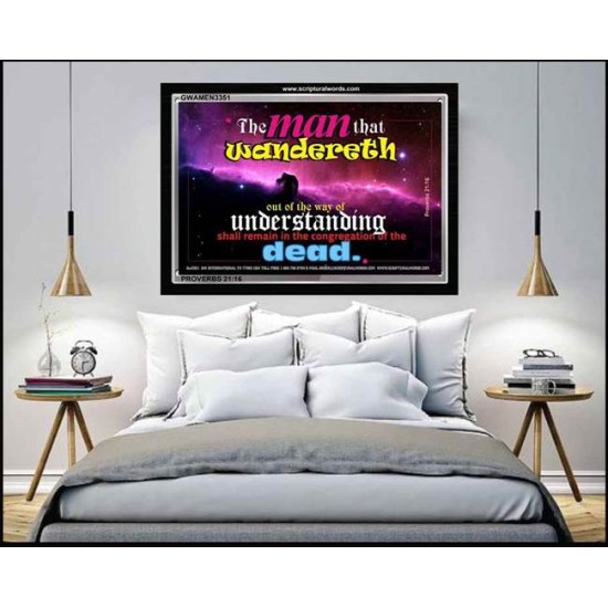 UNDERSTANDING   Inspirational Bible Verse Framed   (GWAMEN3351)   