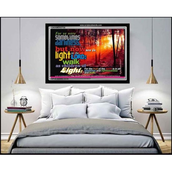 YE ARE LIGHT   Bible Verse Frame for Home   (GWAMEN3735)   