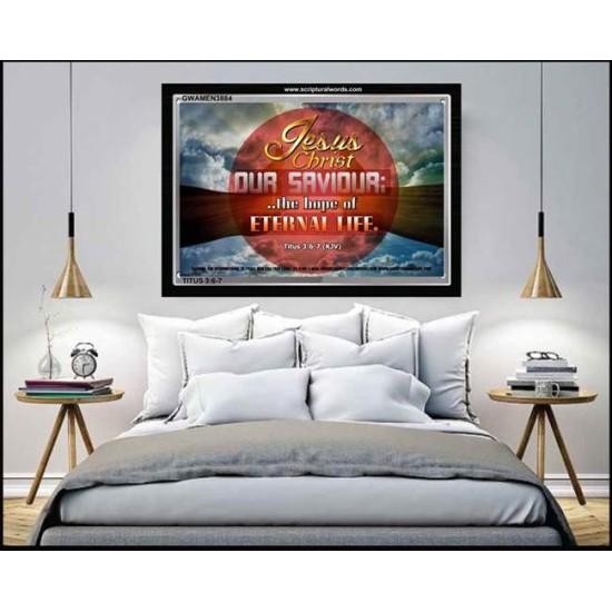 JESUS CHRIST OUR SAVIOUR   Bible Verse Art Prints   (GWAMEN3884)   