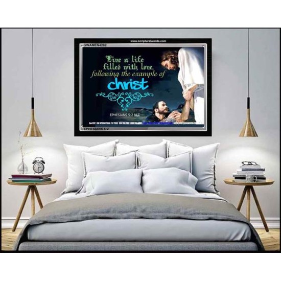 LIVE A LIFE FILLED WITH LOVE   Bible Verse Wall Art   (GWAMEN4282)   