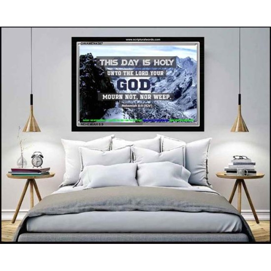 HOLY DAY   Custom Christian Artwork Frame   (GWAMEN4387)   